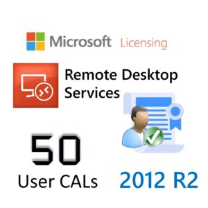Windows Server 2012 R2 - RDS Client Access Licenses (50 Users)