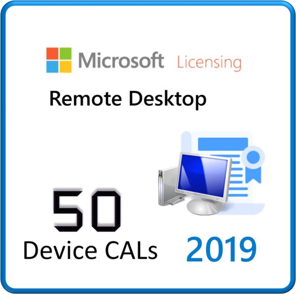 Windows Server 2019 - RDS Client Access Licenses (50 Devices)