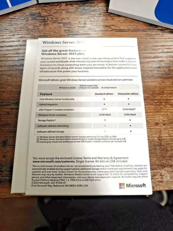 Windows Server 2025 Standard Edition