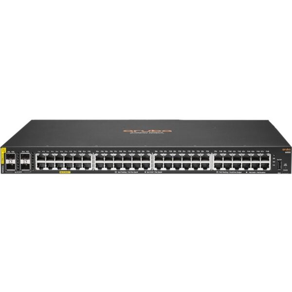 HPE 6000 48G Class4 PoE 4SFP 370W Switch - 48 Ports - Manageable
