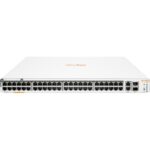 HPE Instant On 1960 48G 40p Class4 8p Class6 PoE 2XGT 2SFP+ 600W Switch - 48 Ports