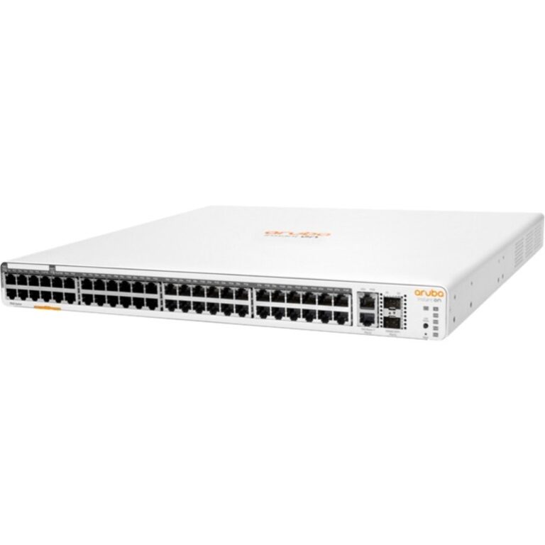 HPE Instant On 1960 48G 40p Class4 8p Class6 PoE 2XGT 2SFP+ 600W Switch - 48 Ports