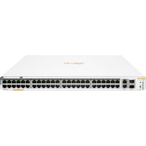 HPE Instant On 1960 48G 40p Class4 8p Class6 PoE 2XGT 2SFP+ 600W Switch - 48 Ports