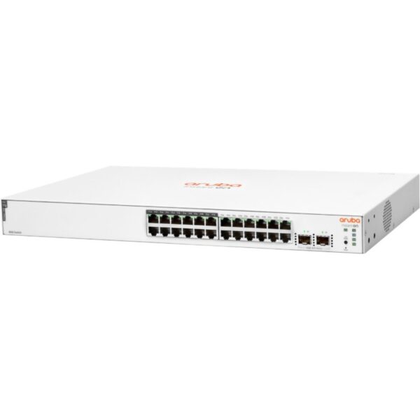 HPE Instant On 1830 24G 12p Class4 PoE 2SFP 195W Switch - 24 Ports - Manageable
