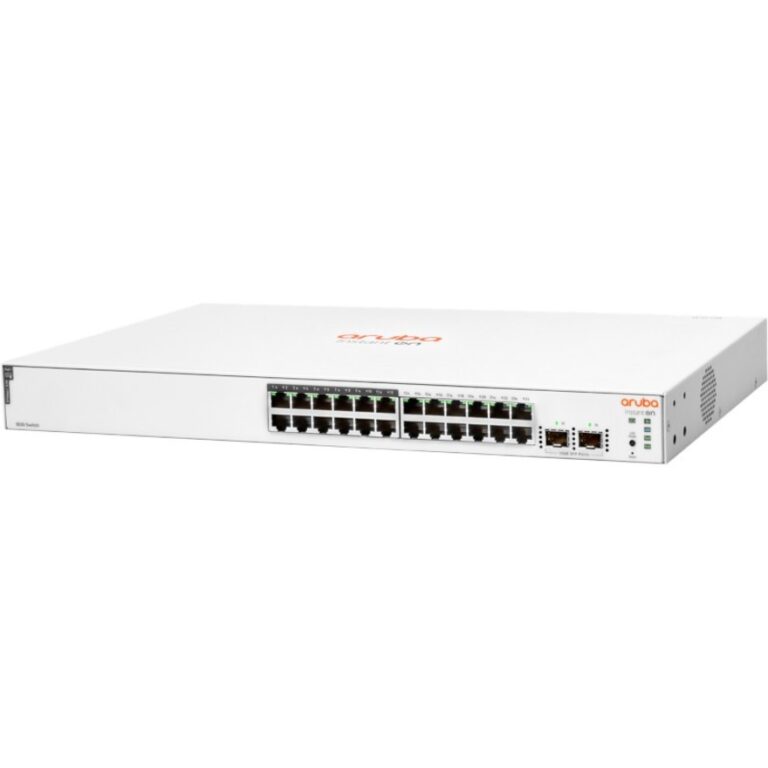 HPE Instant On 1830 24G 12p Class4 PoE 2SFP 195W Switch - 24 Ports - Manageable
