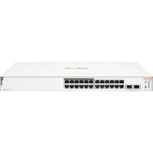 HPE Aruba Instant On 1830 24G 12p Class4 PoE 2SFP 195W Switch - 24 Ports - Manageable