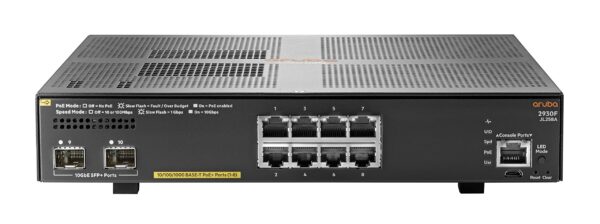 Aruba 2930F 8g PoE+ 2SFP+ Switch