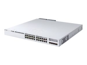 Cisco Catalyst 9300 24-port fixed Uplinks PoE+, 4X1G Uplinks, Network Essentials - 24 Ports