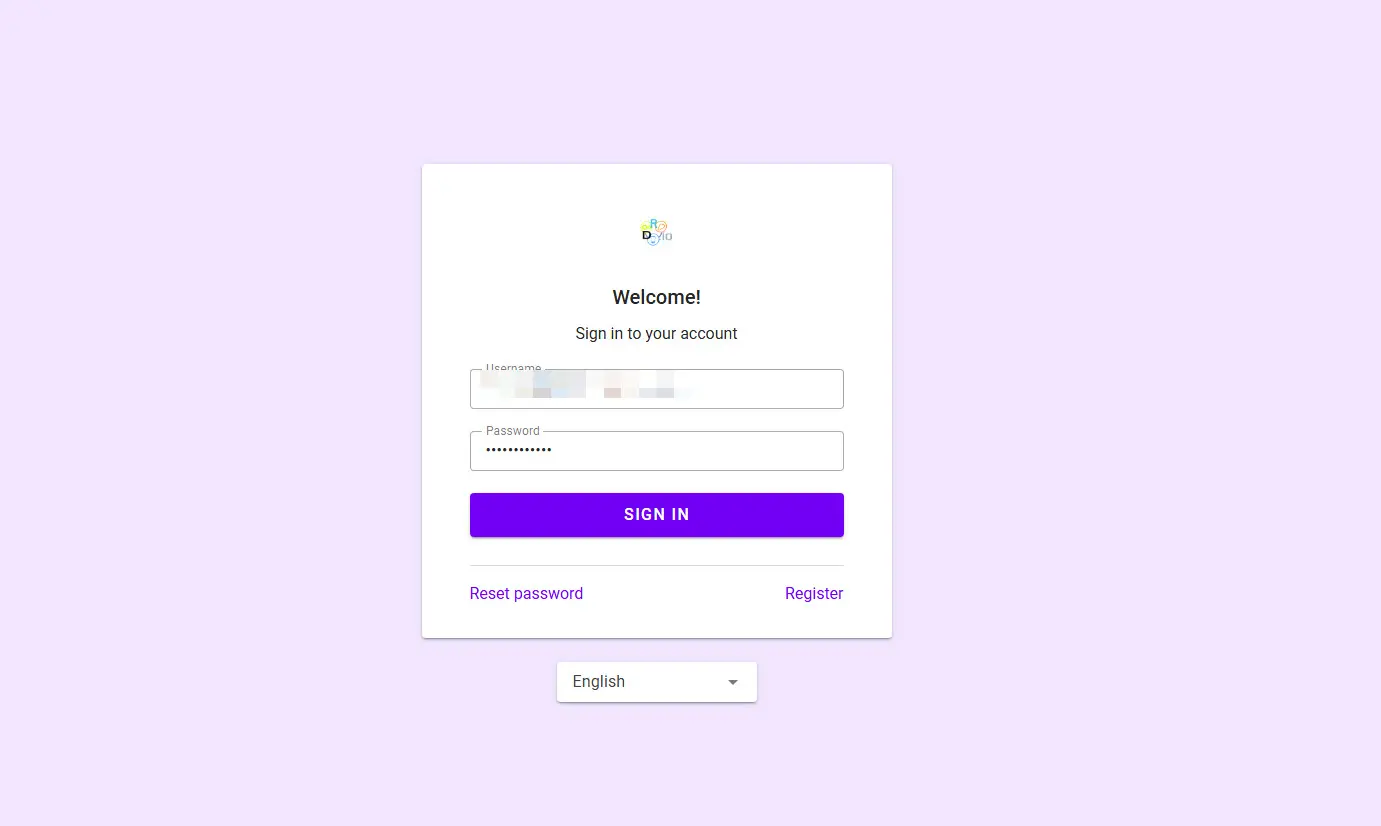 First Time Login